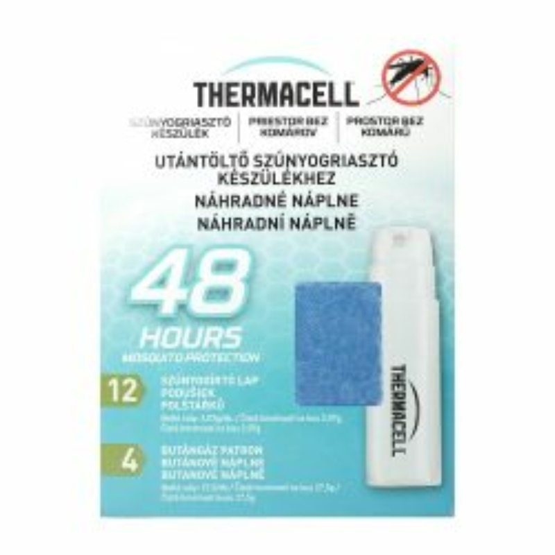 Thermacell 48 órás utántöltő pack (4 patron, 12 lapka)